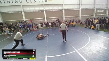 132 lbs Semifinal - Cache Olson, Westlake vs Maximo Quintana, Roy