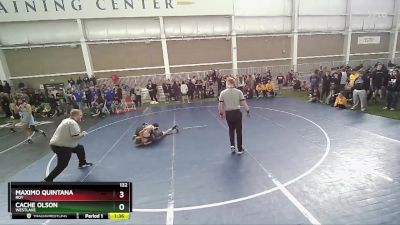 132 lbs Semifinal - Cache Olson, Westlake vs Maximo Quintana, Roy