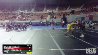 D3-215 lbs Champ. Round 1 - Joseph Martin Rennie, Saguaro vs Orlando Gonzalez, Salpointe Catholic