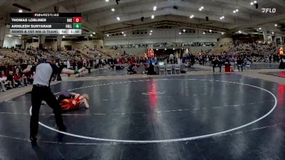 113 lbs Semis & 1st Wb (8 Team) - Thomas Lobliner, Ravenwood High School vs Akhilesh Suryaram, Collierville High School