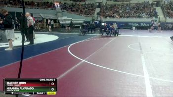 185 lbs Cons. Round 2 - Irakoze John, Tucson Magnet vs Miranda Alvarado, Poston Butte