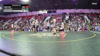 175 lbs Semifinals (8 Team) - Gabe Olin, Lowell HS vs Louis Smith, Three Rivers HS