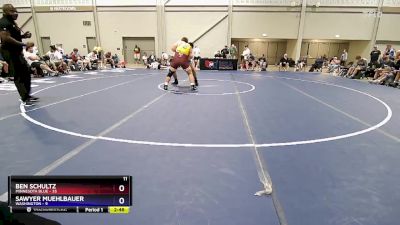 215 lbs 2nd Place Match (16 Team) - Ben Schultz, Minnesota Blue vs Sawyer Muehlbauer, Washington