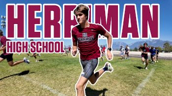Herriman High School Boys Run TOUGH VO2 Hill Workout