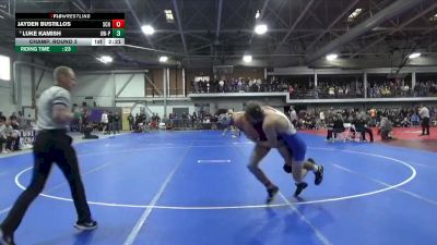 149 lbs Champ. Round 2 - Luke Kamish, Wisconsin-Platteville vs Jayden Bustillos, Schreiner