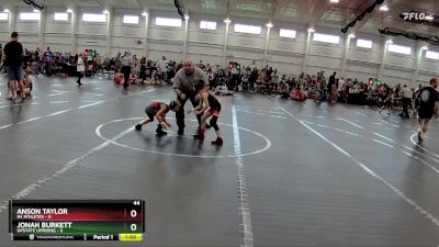 44 lbs Round 2 (8 Team) - Jonah Burkett, Upstate Uprising vs Anson Taylor, 84 Athletes