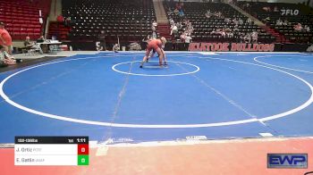 132-136 lbs Rr Rnd 3 - Javier Ortiz, Poteau Wrestling vs Evan Gatlin, Unaffiliated