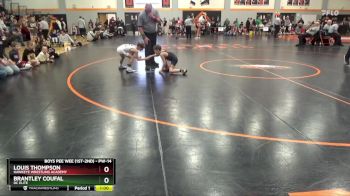 PW-14 lbs 1st Place Match - Louis Thompson, Hawkeye Wrestling Academy vs Brantley Coufal, DC Elite