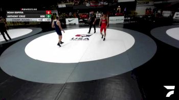 Champ. Round 1 - Elijah Cortez, Gilroy High School Wrestling vs Jacob Lorenzo, Oceanside High School Wrestling