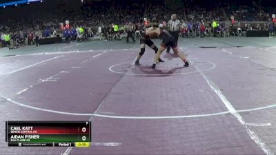 D4-165 lbs Cons. Round 1 - Aidan Fisher, Eau Claire HS vs Cael Katt, Benzie Central HS