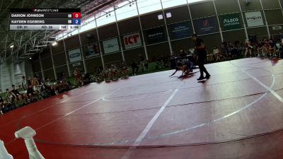126 lbs Darion Johnson, Oregon vs Kayden Egeberg, North Dakota