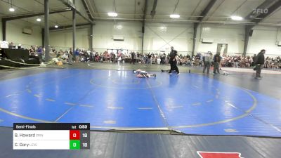 75 lbs Semifinal - Boone Howard, Grindhouse Wrestling vs Christian Cory, Level Up Wrestling Center - (A)