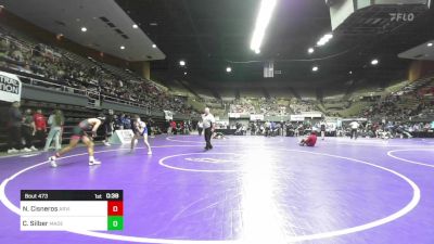 128 lbs Consi Of 16 #2 - Noe Cisneros, Arvin vs Cameron Silber, Madera