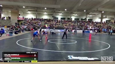 AA 175 lbs Cons. Round 2 - Aiden Thompson, Brentwood vs Dylan Harrold, Cleveland
