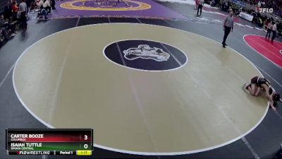 Quarterfinal - Carter Booze, Columbus vs Isaiah Tuttle, Omaha Central