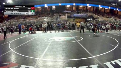 135 lbs Cons. Round 1 - Ceajah Brown, Freedom vs Kamora Willis, Coral Gables