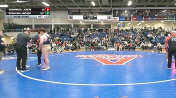 285 lbs Consolation - Emmanuel Ulrich, American vs Spencer Lanosga, Navy