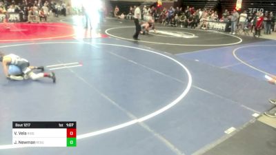 70 lbs Rr Rnd 2 - Vincent Vela, Ridge WC vs Jaiden Newman, Regulators