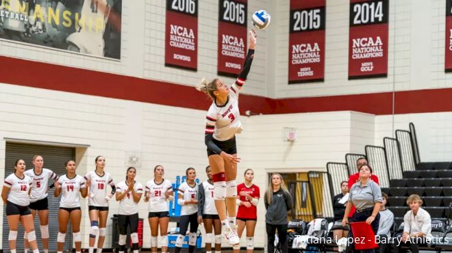 Lynn Falls To Barry, Undefeated Teams Lead AVCA DII Volleyball Rankings