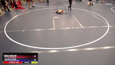 Round 2 - Beau Krause, Kingdom Wrestling vs Mavryk Pahl, MN Elite Wrestling Club