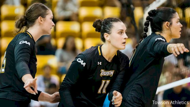 Towson Extends Nation's Longest D1 WVB Streak As CAA Volleyball Heats Up
