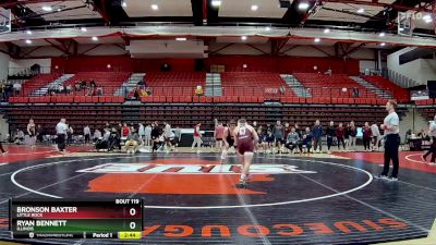 157 lbs Cons. Round 3 - Bronson Baxter, Little Rock vs Ryan Bennett, Illinois