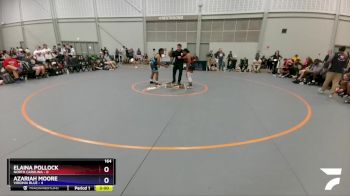 164 lbs 2nd Wrestleback (16 Team) - Elaina Pollock, North Carolina vs Azariah Moore, Virginia Blue