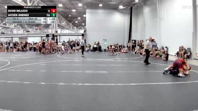 110 lbs Round 6 (8 Team) - Jayden Jimenez, PA Alliance vs David Milazzo, Yale Street