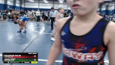 85 lbs Semifinal - Nixon Hunt, East Idaho Elite vs Mackenzie Dolan, Team Real Life