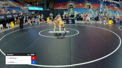 110 lbs Quarters - Taylor Whiting, WI vs Jayden Keller, MO