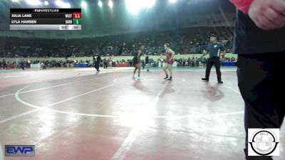 143 lbs Round Of 16 - McKenna Venable, Tuttle High School Girls vs Anya Reed, Union Girls JH