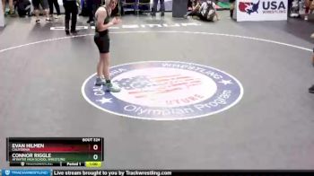 170 lbs Cons. Round 4 - Connor Riggle, Atwater High School Wrestling vs Evan Hilmen, California