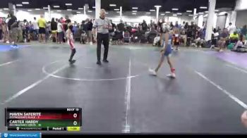 56 lbs Round 4 (10 Team) - Maven Saferite, Distinguished Black vs Carter Hardy, Distinguished Green