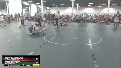 72 lbs Round 3 (4 Team) - Brett Zakrzewski, U2 Stars & Stripes vs Kaleb Dempsey, Revolution