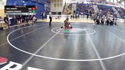 126 Gold Semifinal - Landon Johnson, Fleming Island vs Will Harvey, Wakulla Hs