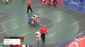 107 lbs 3rd Place - Gunnar Myers, Wallenpaupack vs Kaedyn Williams, Manheim Twp