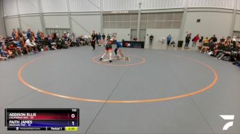 132 lbs Placement Matches (16 Team) - Addison Ellis, California Red vs Faith James, Missouri Fire