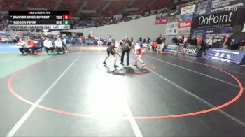 5A Boys 126 lbs Cons. Round 2 - Sawyer Greenstreet, Thurston Boys vs Hudson Piper, Mountain View Boys