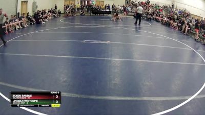 90 lbs Round 3 (6 Team) - Jaxon Randle, Oklahoma Elite vs Lincoln Whitcome, Iowa USA Grey