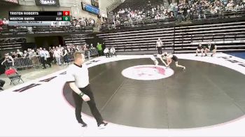 6A 132 lbs Cons. Round 3 - Tristen Roberts, Lehi vs Weston Smith, Westlake