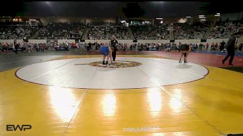 200 lbs Round Of 32 - MADISON EVEY, BISON WRESTLING GEARY, OK vs Adeline Madison, Stillwater Lady Pioneers JH