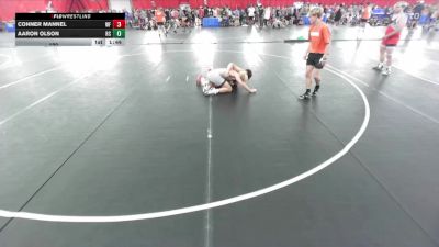 190 lbs Round 3 (8 Team) - Conner Mannel, Weyauwega-Fremont vs Aaron Olson, Rochester Century A