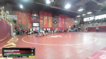 157 lbs Semifinal - Cameron Sommers, Franklin vs Deacon Dressler, Gibson Southern