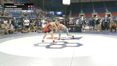 165 lbs 5th Place Match - Collin Hamm, Wisconsin vs Brooxton Lundgren, Iowa