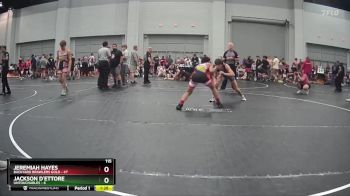 115 lbs Round 7 (10 Team) - Jeremiah Hayes, Backyard Brawlers Gold vs Jackson D`Ettore, Untouchables