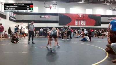 90 lbs Round 3 - Jaden Marquez, LA Elite Wrestling vs Rylee Diehl, Carolina Reapers