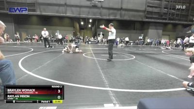 58 lbs Round 2 - Raylan Mixon, Derby vs Braylen Womack, South Central Punishers