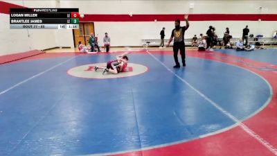 80 lbs Round 5 - Brantlee James, Summerville Take Down vs Logan Miller, Legacy Elite Wrestling Club