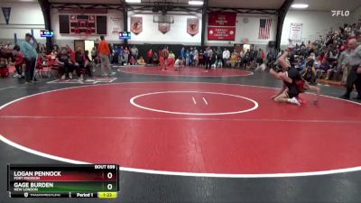 132 lbs Cons. Round 3 - Logan Pennock, Fort Madison vs Gage Burden, New London