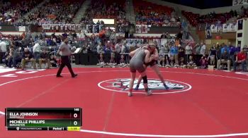 145 lbs Quarterfinal - Michelle Phillips, Burlington vs Ella Johnson, Marysville